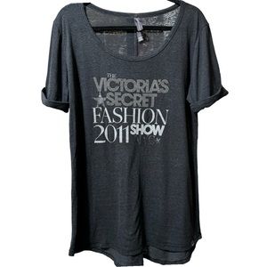 VICTORIA'S SECRET Supermodel Essentials Shirt Women's Size M Show NYC 2011